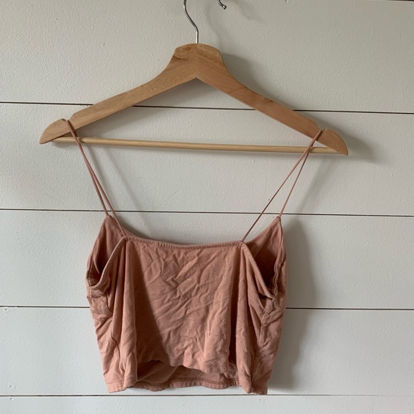 Rustic Pink Cropped Tank - Picture 3 of 3